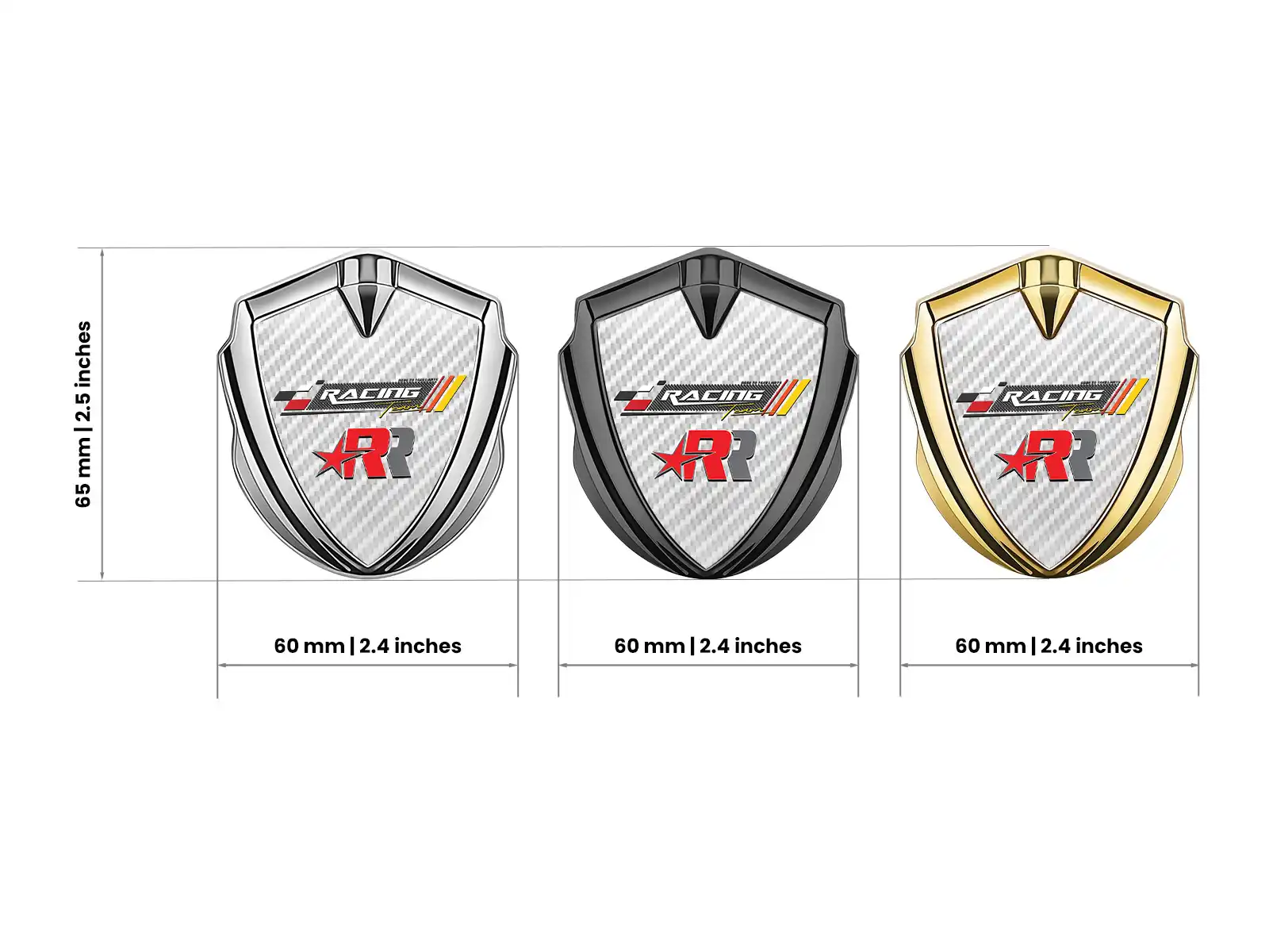 Auto Car Badge Max Design Racing Style